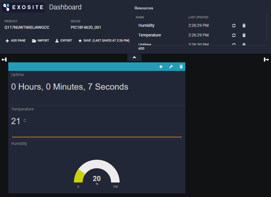 Dashboard Example